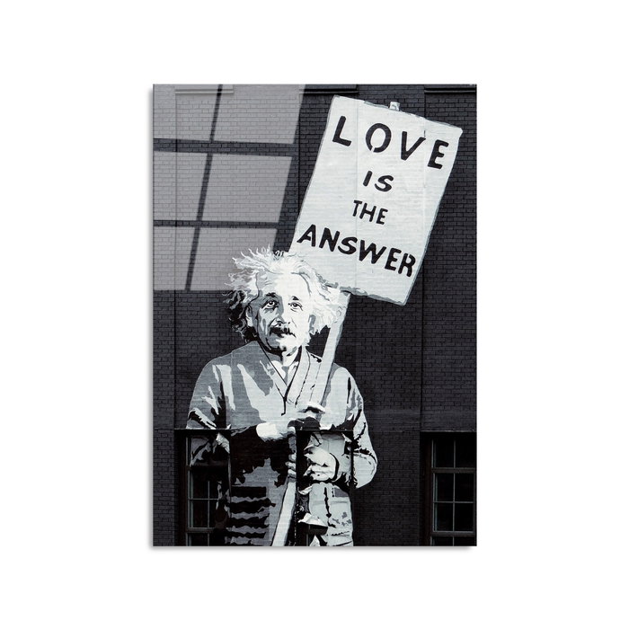 Wallity Cuadro Decorativo de Vidrio Templado Banksy UV-489 45 x 65 cm Wallity Cuadro Decorativo de Vidrio Templado Banksy UV-489 45 x 65 cm